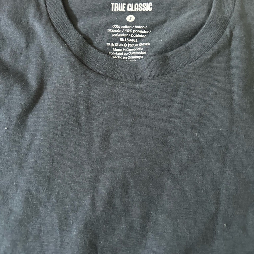 Men's Blue true classic tee Shirt